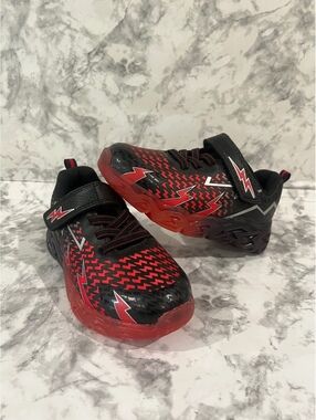 Athletic Works  Kids Light-Up Athletic Sneakers Size 1